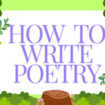 how to write poetry