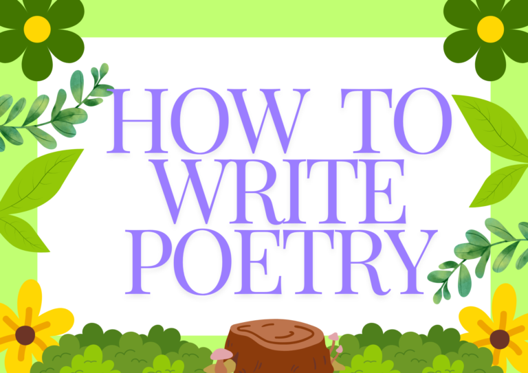 how to write poetry