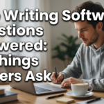 free writing software questions answered