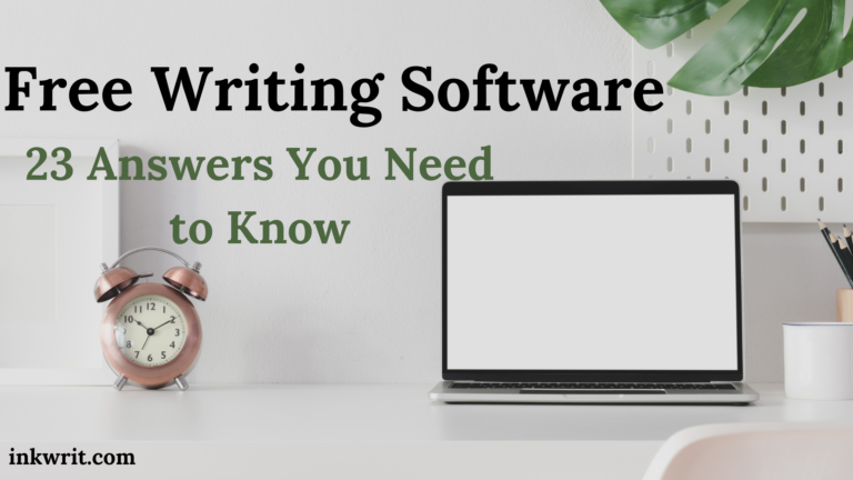 FREE WRITING SOFTWARE