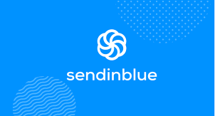 alternatives to MailChimp: this is an image bearing a name of an email service provider called sendinblue