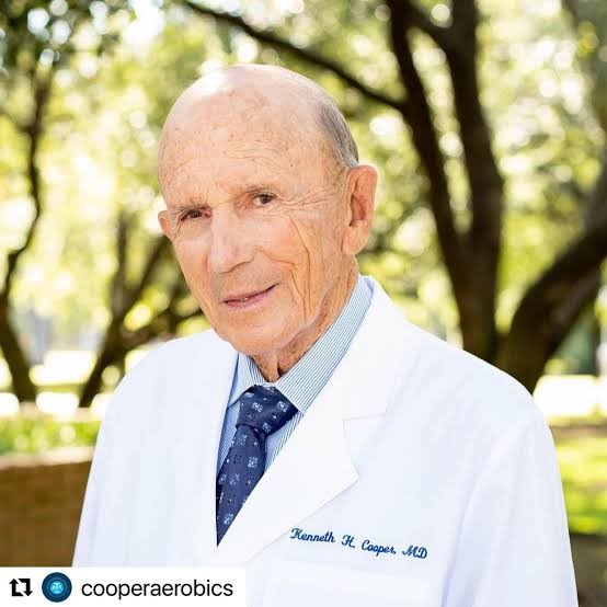 Texas Thanksgiving Fitness: 5 Simple Moves You'll Love. A picture of Dr. Kenneth Cooper: The Father of Aerobics