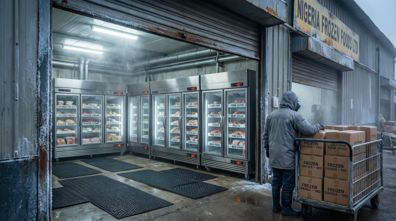 a picture of a cold room business