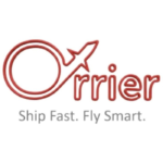 Qrrier logo with the tagline Ship Fast. Fly Smart.